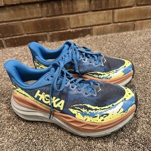 HOKA Men's Stinson 7 Running Shoes | Foggy Night/Cardamom | Size 9.5